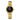 Women's Quartz Watch - Black + Gold